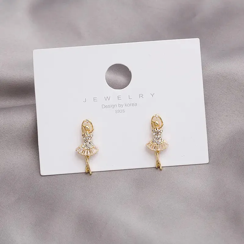 Ballerina Stud Earrings