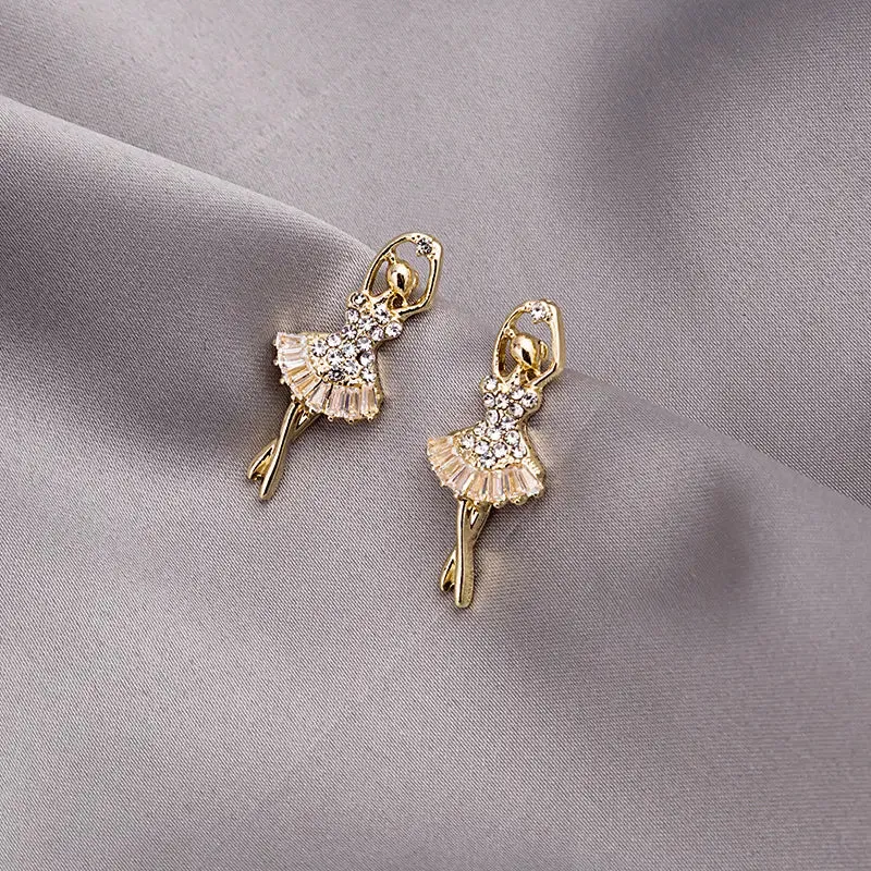 Ballerina Stud Earrings