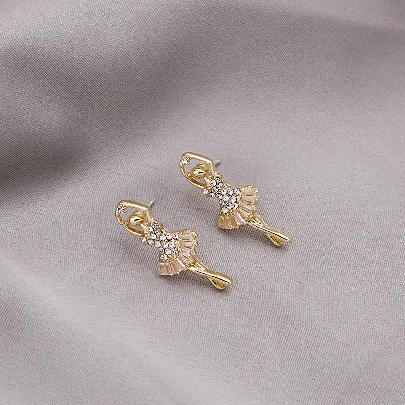 Ballerina Stud Earrings