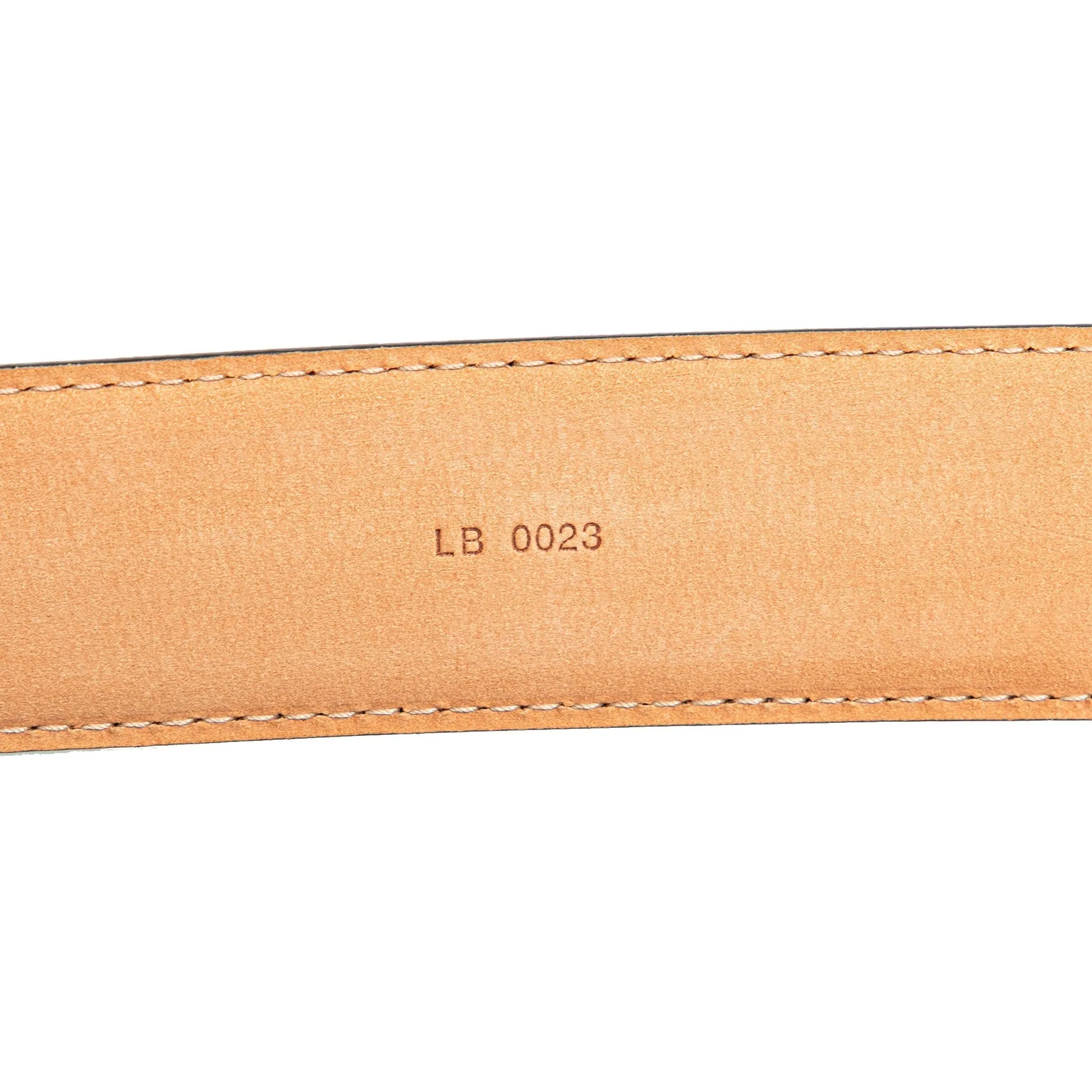 Black Louis Vuitton Ceinture Classic Belt