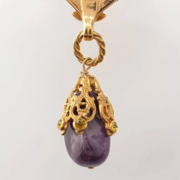 Chanel 05A Coco Mark Amethyst Pearl