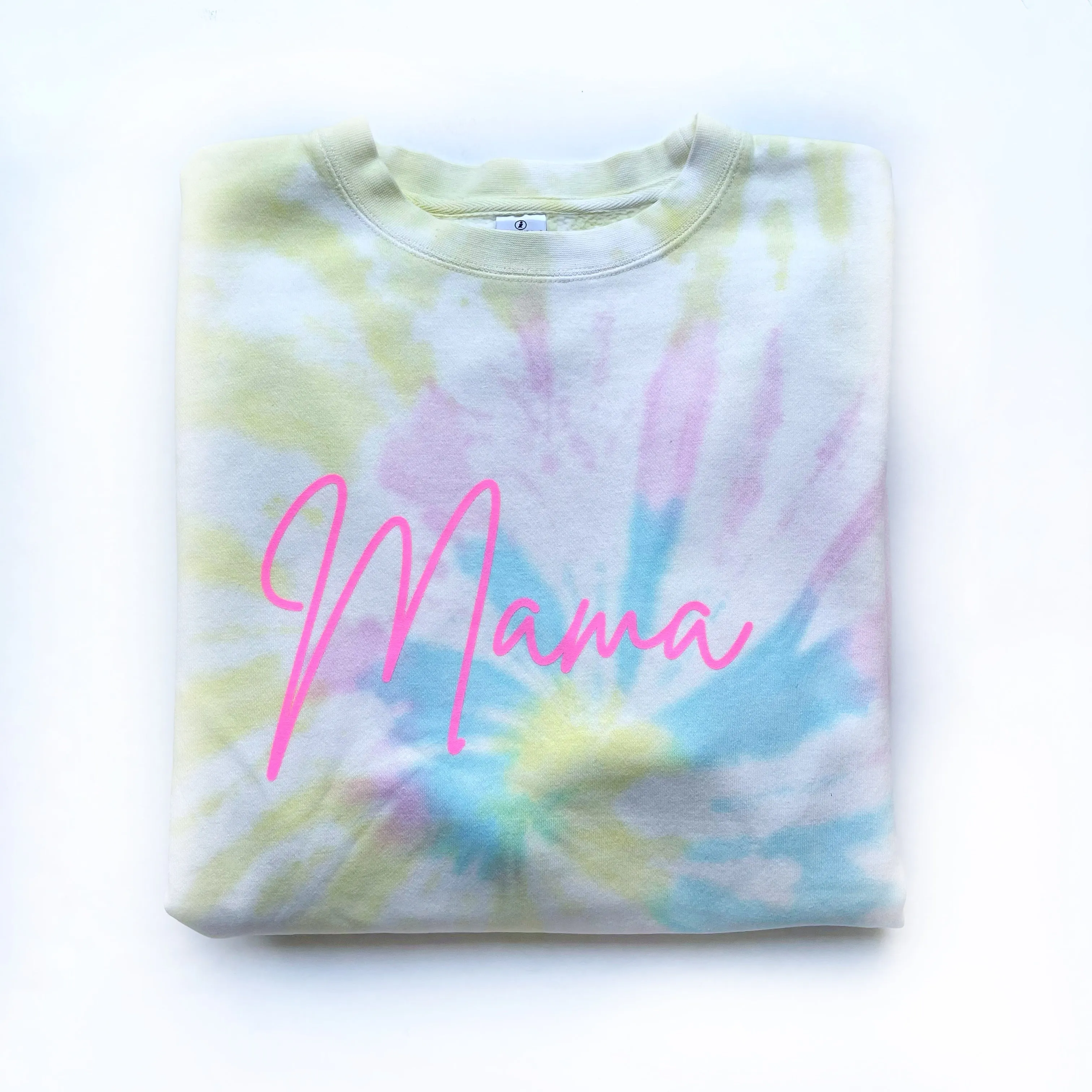 Mama Sunset Swirl Tie Dye Sweatshirt