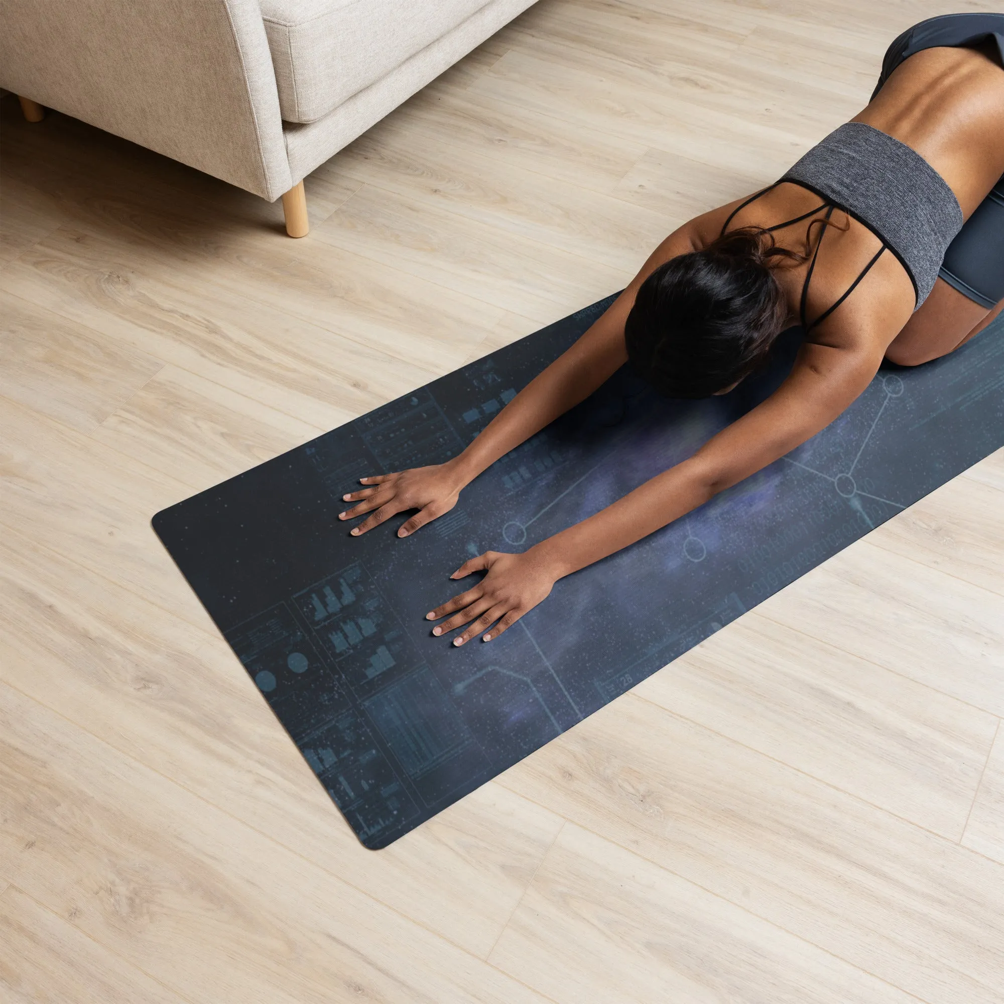 Yoga mat | Intergalactic Space Force | Galaxy Map