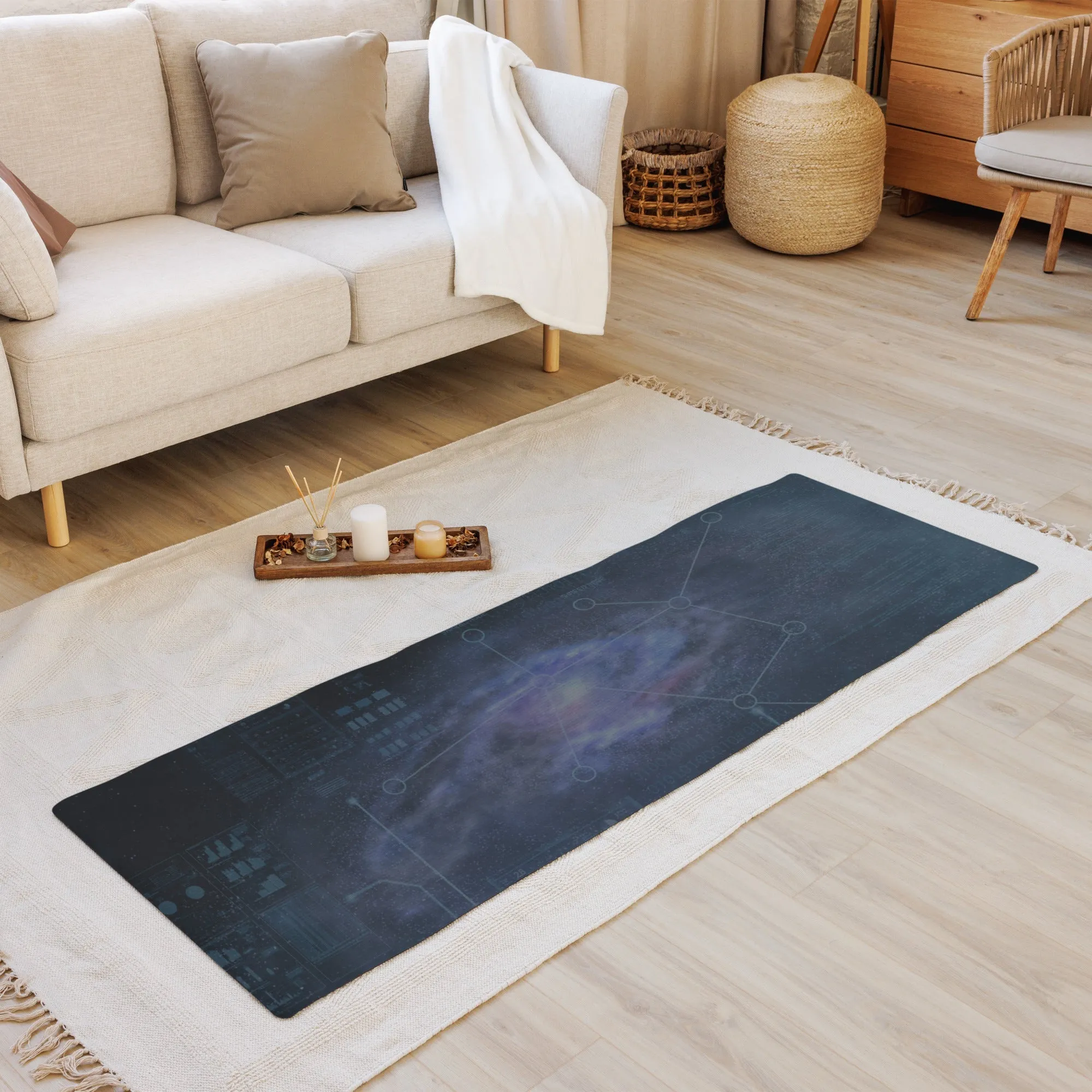 Yoga mat | Intergalactic Space Force | Galaxy Map